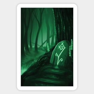 Green Forest Sticker